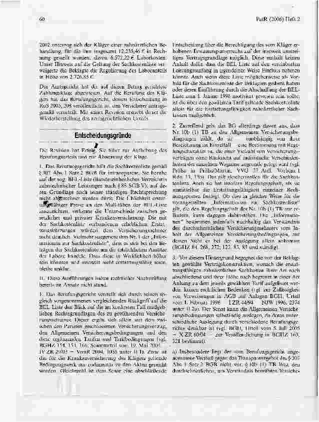 Vorschauseite 2: Erstattungsfähigkeit zahnärztlicher Sachkosten
