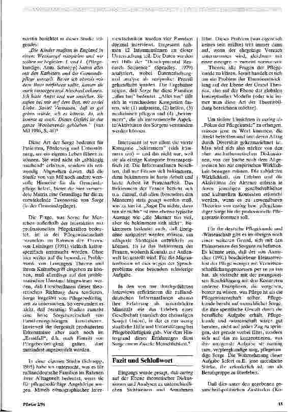 Vorschauseite 3: Pflegekundige Sorge