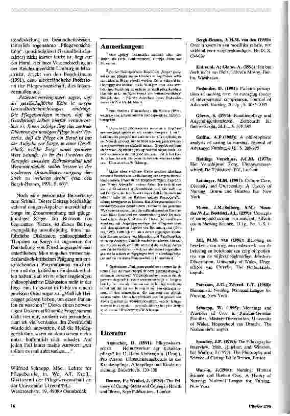Vorschauseite 4: Pflegekundige Sorge