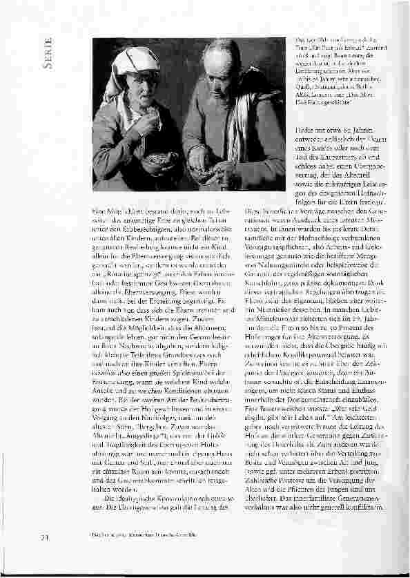 Vorschauseite 5: SERIE: ALTERSBILD UND ALTERSERLEBEN IM HISTORISCHEN WANDELTEIL III: ZWISCHEN REFORMATION UND REVOLUTION - VON DER VERACHTUNG ZUR HULDIGUNG DES ALTERS?