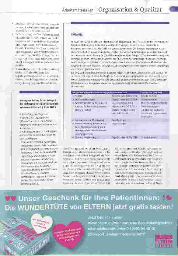 Vorschauseite 2: QM in der Freiberuflichkeit | Teil 23 Arbeitsmaterialien einsatzfahig halten