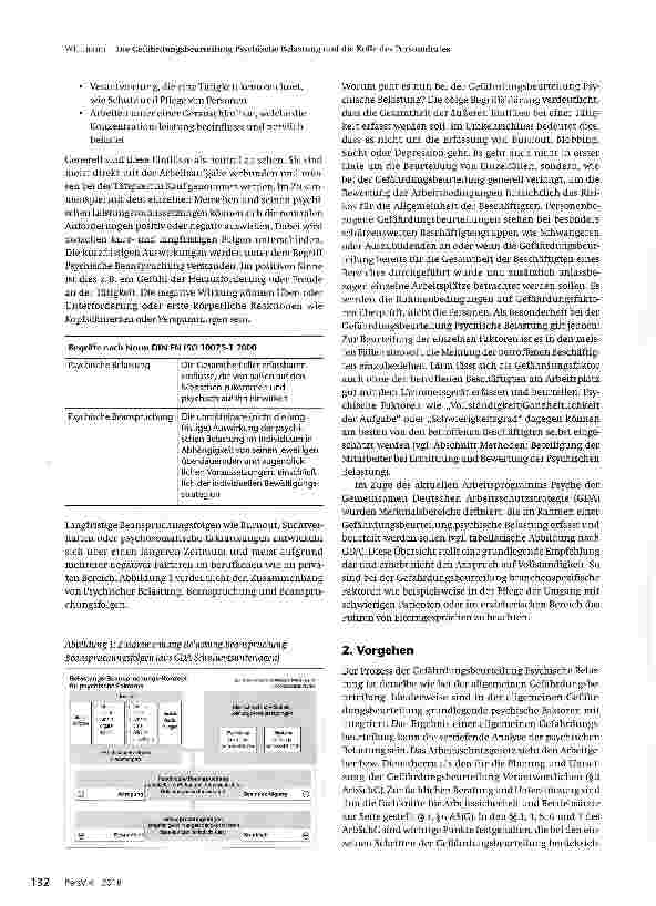 Vorschauseite 2: Die Gefährdungsbeurteilung Psychische Belastung und die Rolle des Personalrates