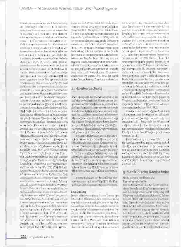 Vorschauseite 5: Händedesinfektion und Händehygiene