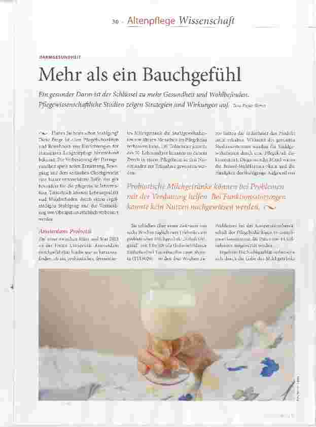 Vorschauseite 1: Mehr als ein Bauchgefühl