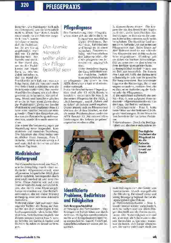 Vorschauseite 2: Ein Modell bestätigt sich in der empirischen Erprobung Ganzheitlich fördernde Prozeßpflege im ambulanten Bereich