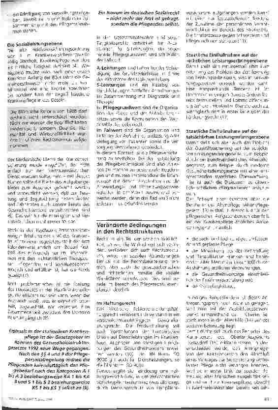 Vorschauseite 2: Die Verantwortung von Medizin und Pflege bei der Feststellung der Pflegebedürftigkeit