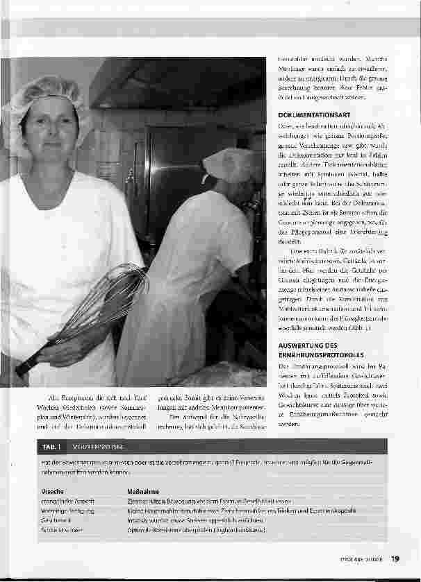 Vorschauseite 2: Gewichtsverlust - Risikofaktor Nummer eins in der Geriatrie