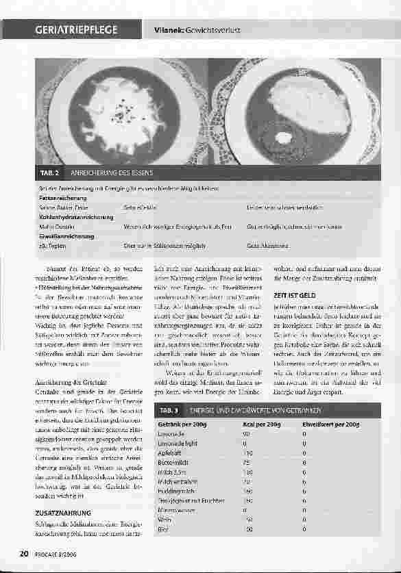 Vorschauseite 3: Gewichtsverlust - Risikofaktor Nummer eins in der Geriatrie