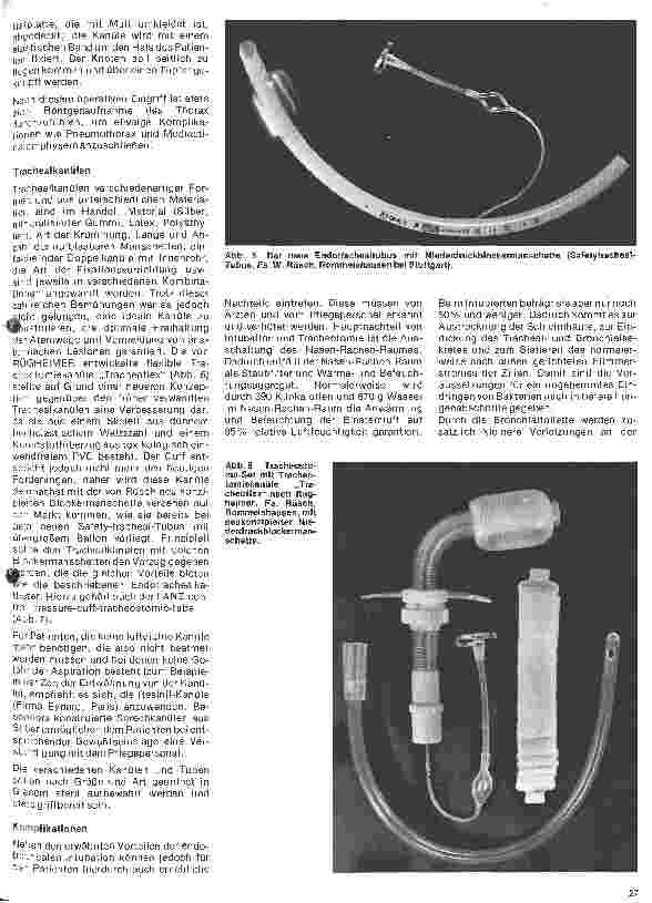Vorschauseite 4: Aktuelle Themen aus Intensivmedizin und Anästhesiologie Prolongierte Intubation und Tracheotomie