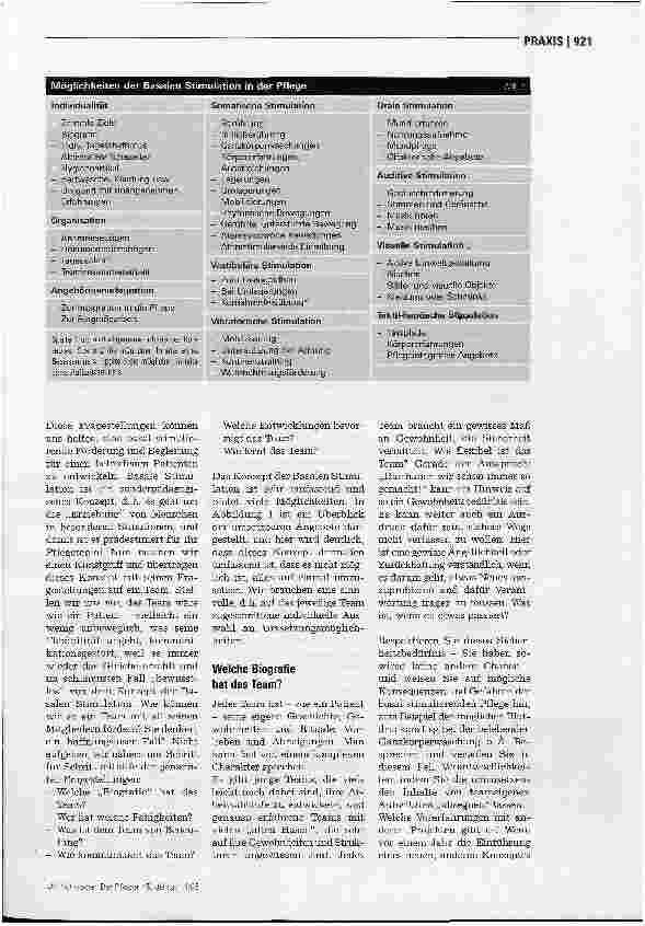Vorschauseite 2: Pflegekonzept Basale Stimulation® - mit Erfolg im Team einführen
