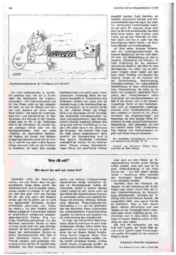 Vorschauseite 2: Der Trend zur Fachschwester