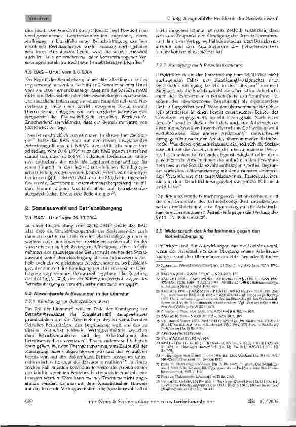 Vorschauseite 3: Ausgewählte Probleme der Sozialauswahl