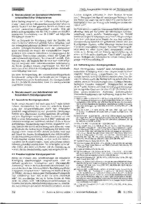 Vorschauseite 5: Ausgewählte Probleme der Sozialauswahl