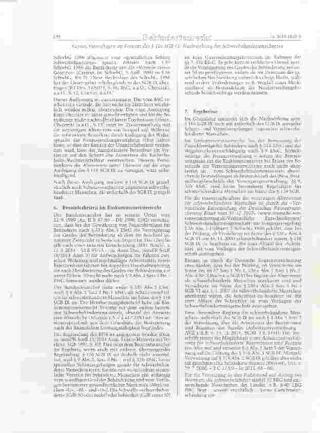 Vorschauseite 3: Praxisfragen im Kontext des Q 116 SGB IX: Nachwirkung des Schwerbehindertenschutzes