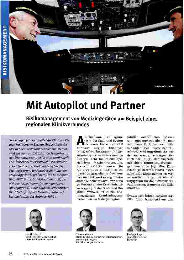 Vorschauseite 1: Mit Autopilot und Partner