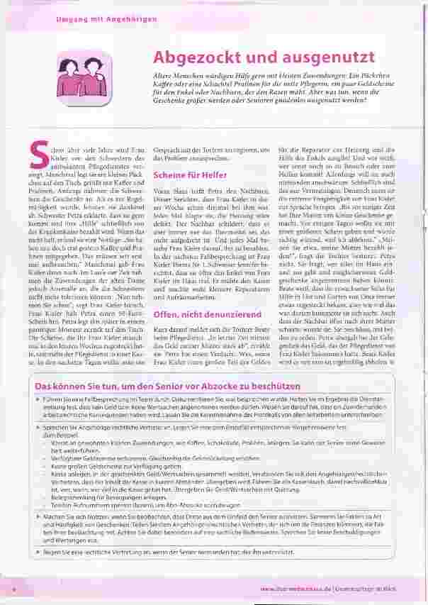 Vorschauseite 1: Abgezockt und ausgenutzt