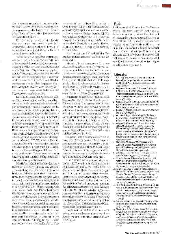 Vorschauseite 3: Livedovaskulopathie selten diagnostiziert aber gut therapierbar