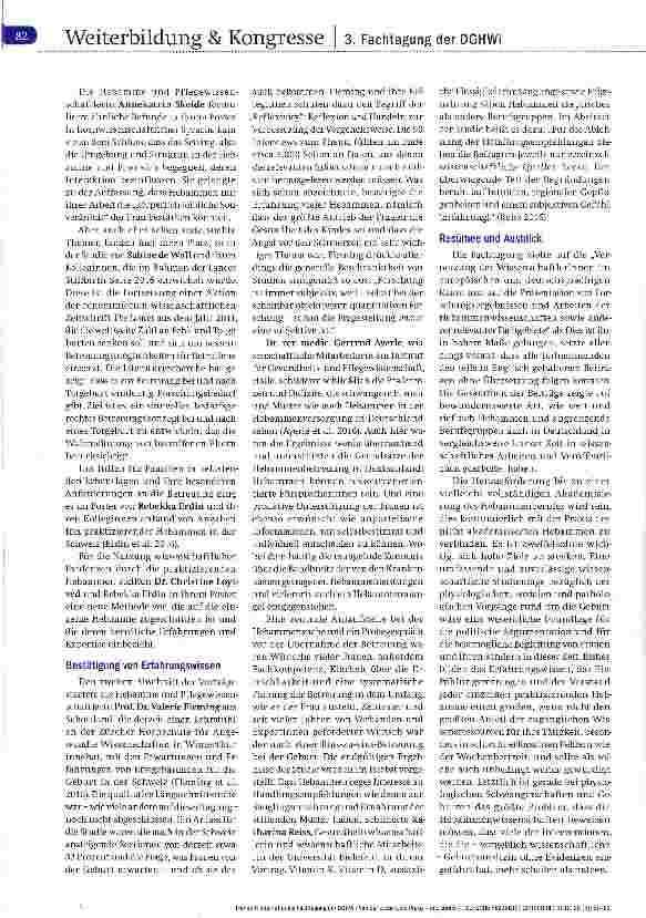 Vorschauseite 3: Von der Evidenz zur Praxis - und zurück?