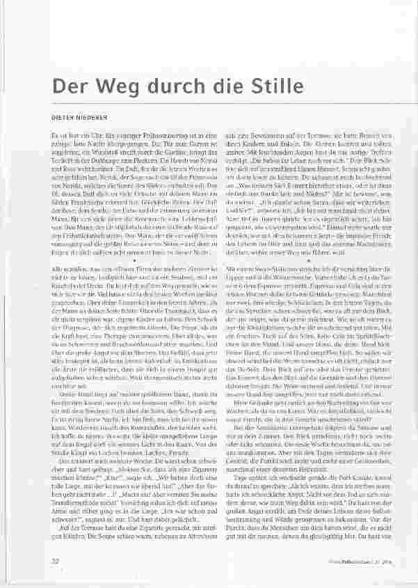 Vorschauseite 1: Der Weg durch die Stille