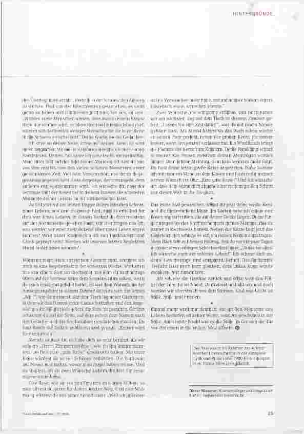Vorschauseite 2: Der Weg durch die Stille
