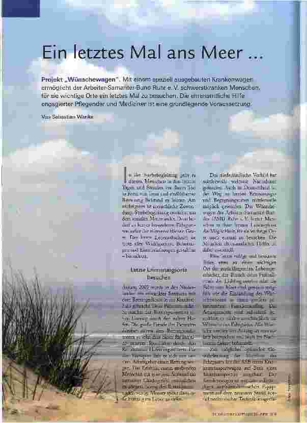 Vorschauseite 1: Ein letztes Mal ans Meer