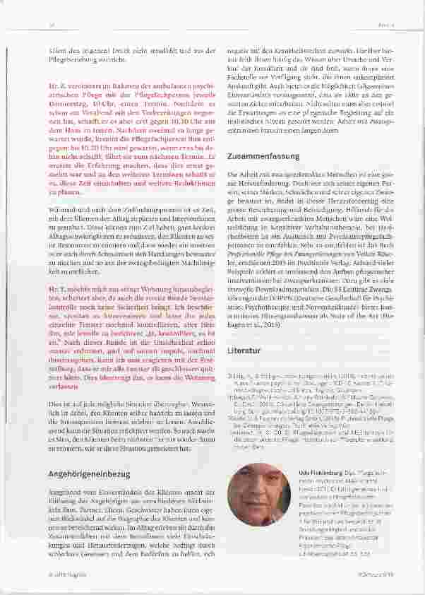 Vorschauseite 3: Ambulante Pflege im Umgang mit Zwangserkrankten