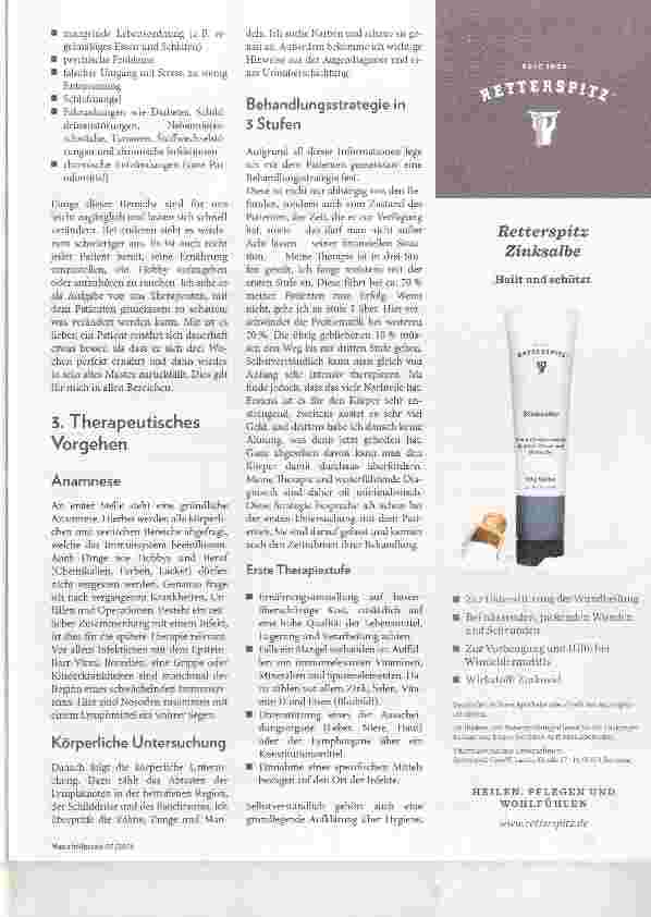 Vorschauseite 2: Infektanfälligkeit Ursachen und Behandlungsstrategie