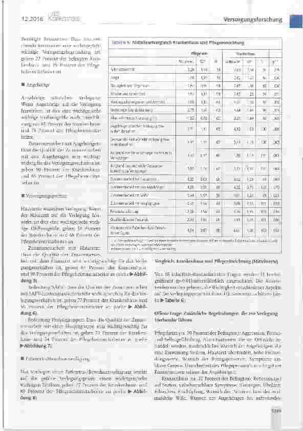 Vorschauseite 5: Einflussfaktoren auf die Verlegung Sterbender