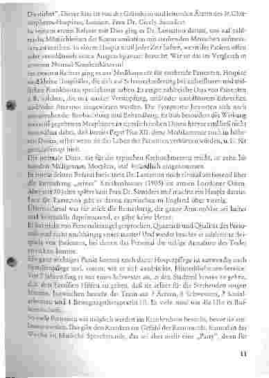 Vorschauseite 2: Zu einer Tagung über menschenwürdiges Sterben