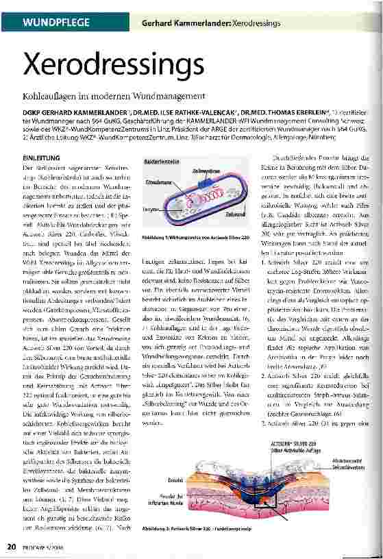 Vorschauseite 1: XerodressingsKohleauflagen im modernen Wundmanagement
