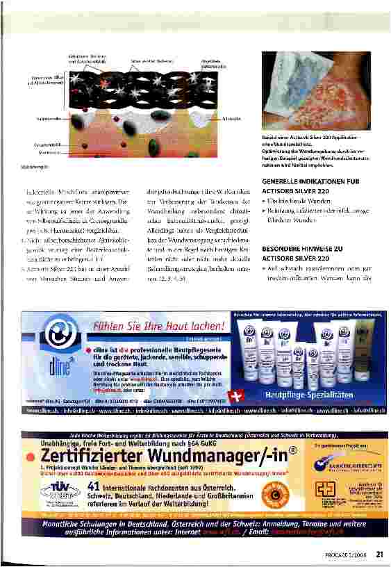 Vorschauseite 2: XerodressingsKohleauflagen im modernen Wundmanagement