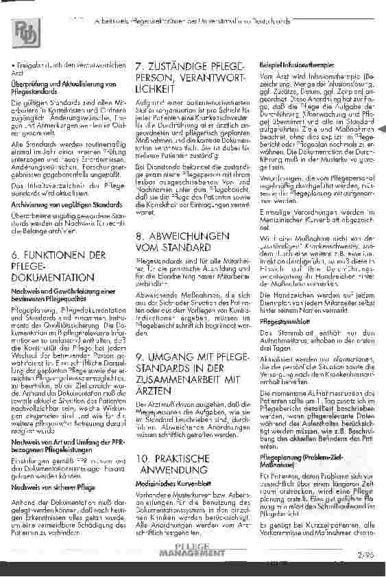 Vorschauseite 2: Standards als Instrumente individueller und geplanter Pflege Auf dem Weg zur Professionalisierung