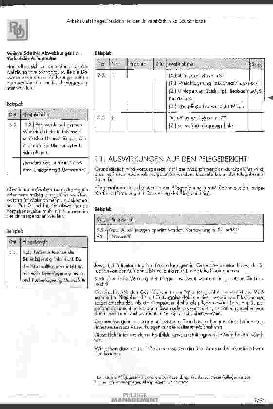 Vorschauseite 4: Standards als Instrumente individueller und geplanter Pflege Auf dem Weg zur Professionalisierung