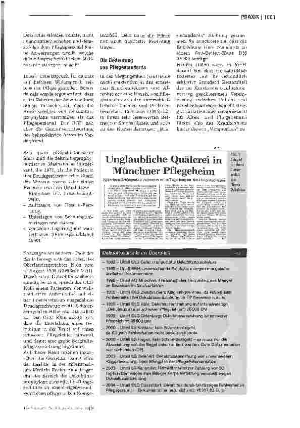 Vorschauseite 2: Qualitätssicherung - Richtiges Dekubitusmanagement in Pflegeeinrichtungen