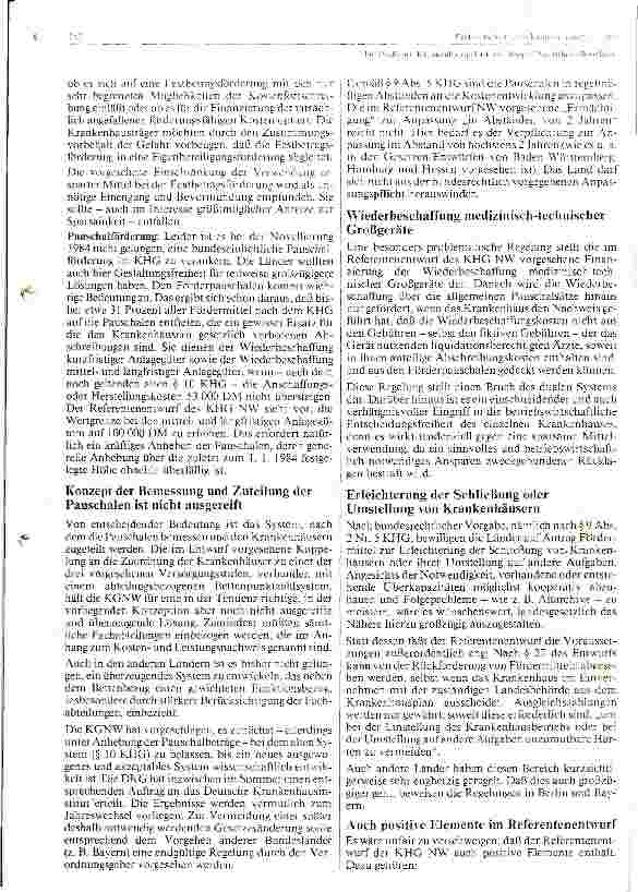 Vorschauseite 6: Krankhauspolitik am Beispiel Nordrhein-Westfalen