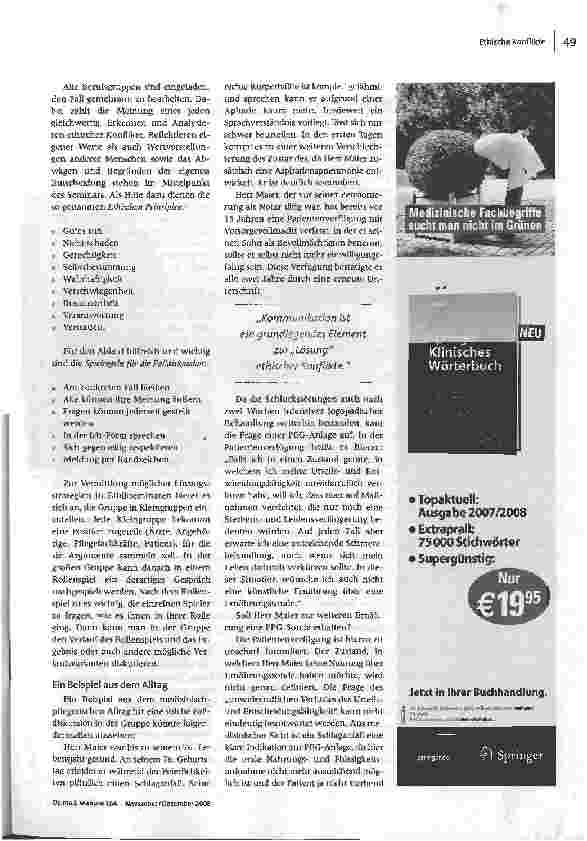 Vorschauseite 2: Es gibt mehr als eine Lösung - Fallorientierte Seminare zu ethischen Entscheidungskonflikten