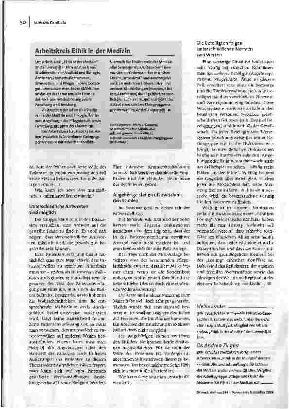 Vorschauseite 3: Es gibt mehr als eine Lösung - Fallorientierte Seminare zu ethischen Entscheidungskonflikten