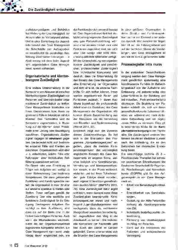 Vorschauseite 2: Die Zuständigkeit entscheidet