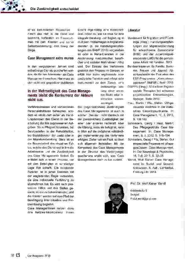 Vorschauseite 4: Die Zuständigkeit entscheidet