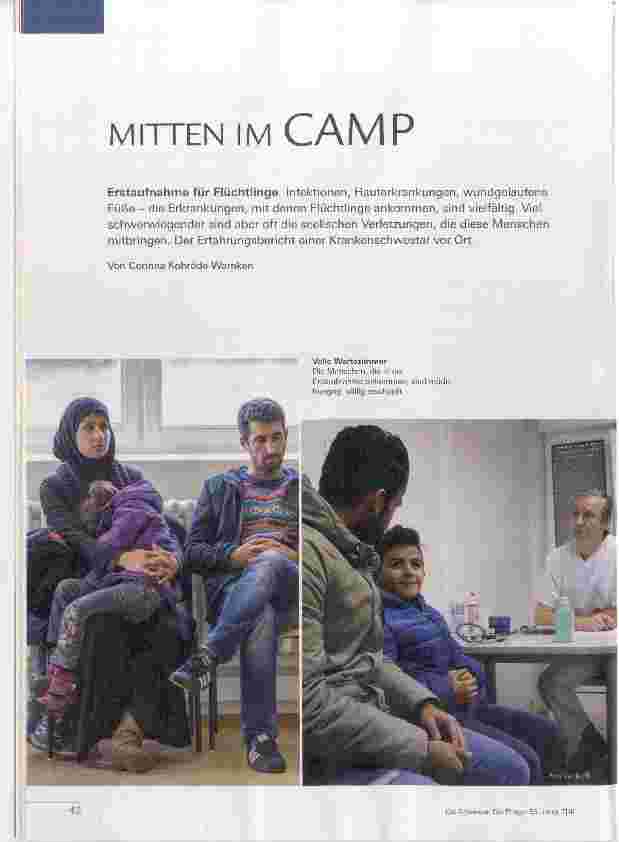 Vorschauseite 1: MITTEN IM CAMP