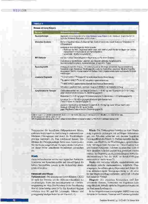 Vorschauseite 2: Differenzialdiagnose und Therapie der atypischen Parkinson-Syndrome