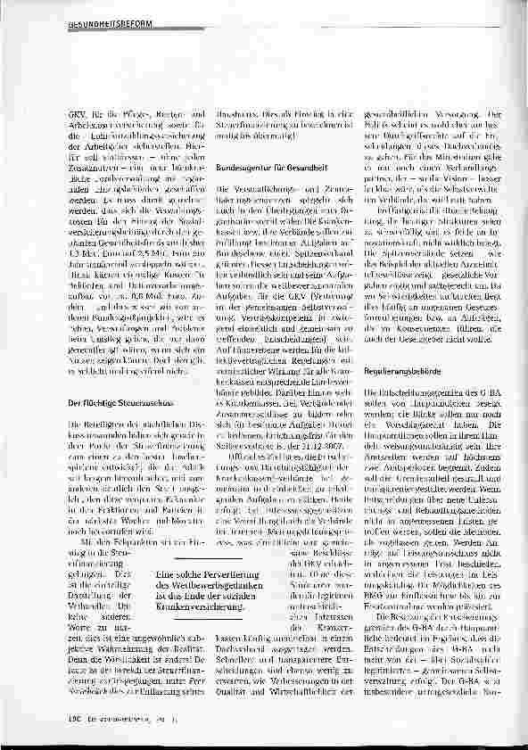 Vorschauseite 4: Abschied vom Selbstverwaltungskonzept