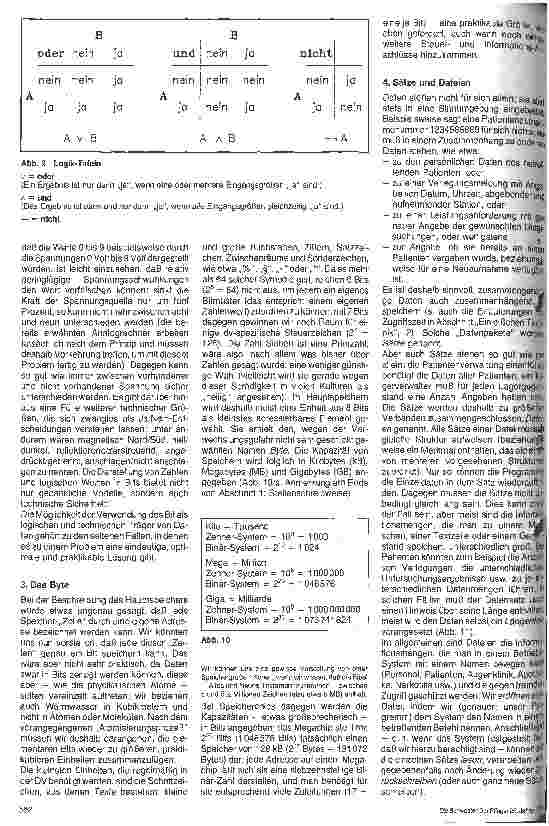 Vorschauseite 3: Elektrische Datenverarbeitung in der Krankenpflege 5. Folge: Einführung in die Welt der EDV 2. Teil