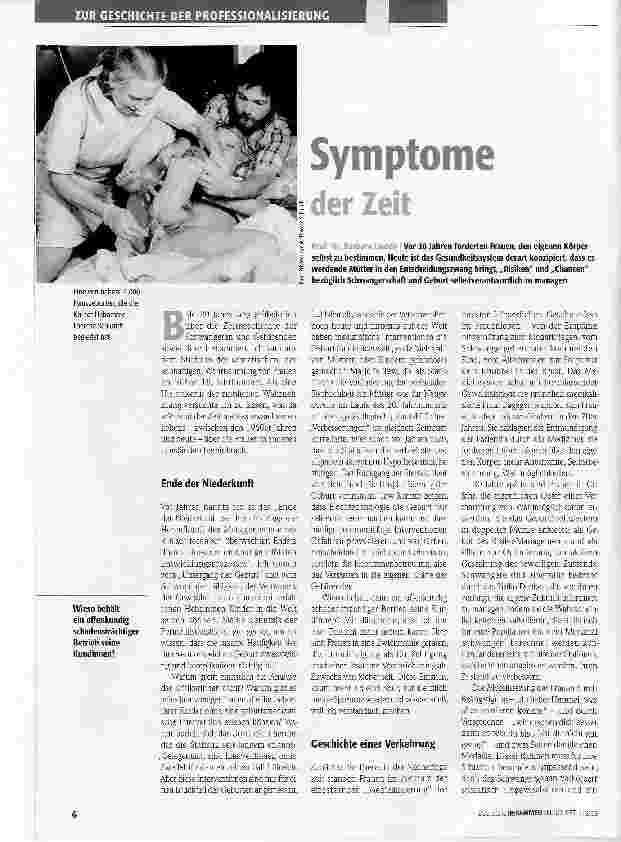 Vorschauseite 1: Symptome der Zeit