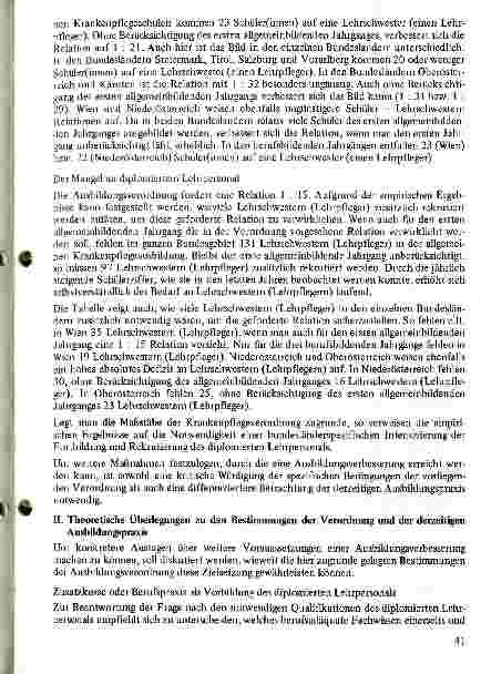 Vorschauseite 3: Der Lehrschwestermangel an den österreichischen allgemeinen Krankenpflegeschulen