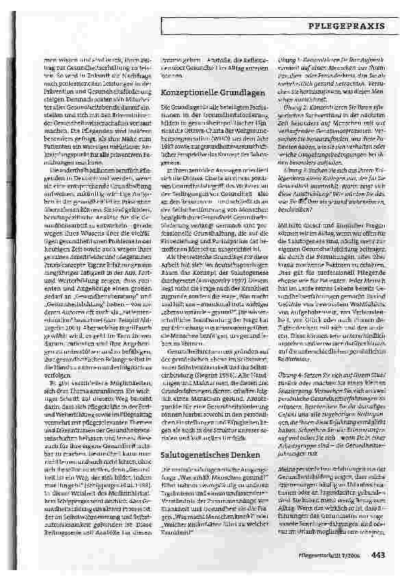 Vorschauseite 2: Von der Krankenschwester zur Gesundheitsschwester