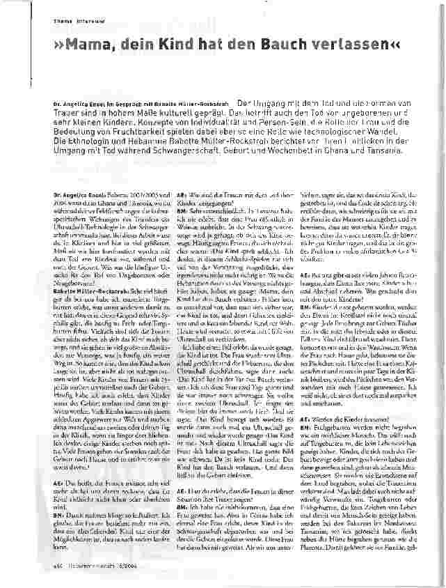 Vorschauseite 1: Mama, dein Kind hat den Bauch verlassen