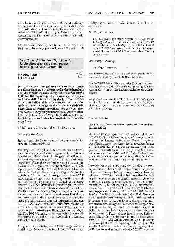 Vorschauseite 4: Erziehungsbeitrag; Erziehungsleistung der Pflegeperson; Hilfebedürftigkeit; Pflegegeld; zweckbestimmte Einnahmen
