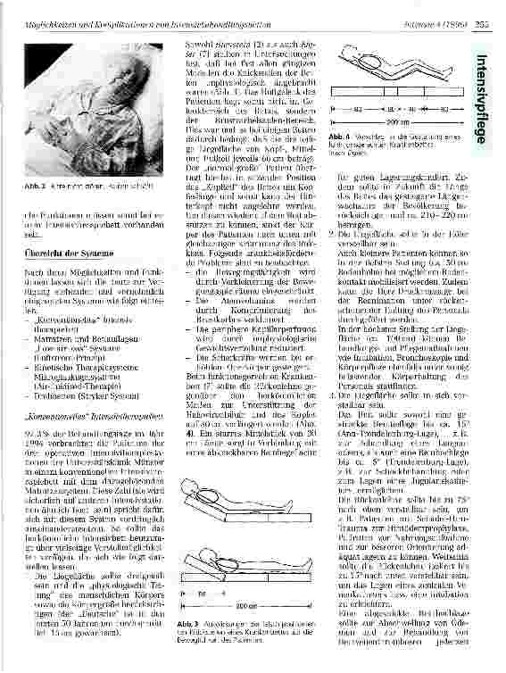 Vorschauseite 2: Möglichkeiten und Komplikationen von Intensivbehandlungsbetten