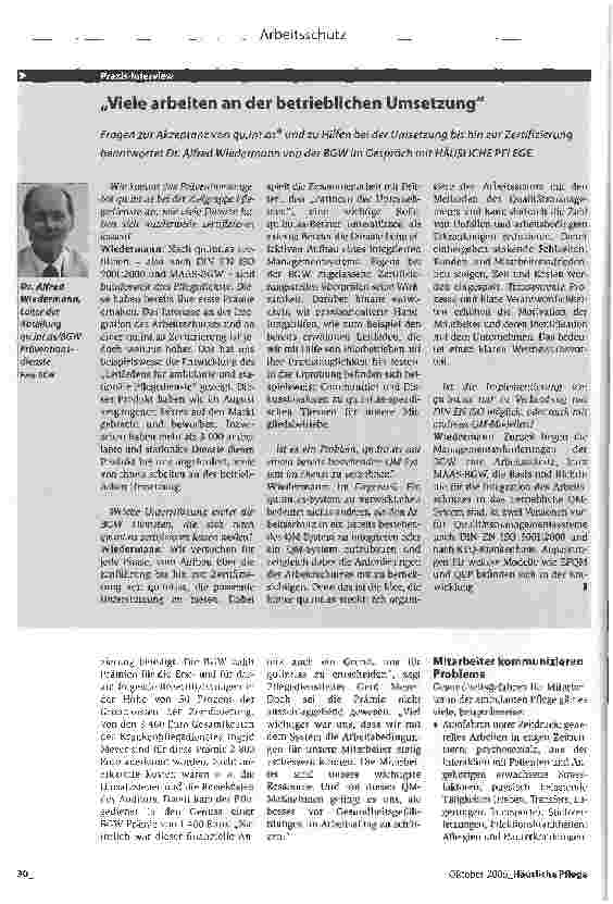 Vorschauseite 3: Unsere wichtigste Ressource schützen: die Mitarbeiter